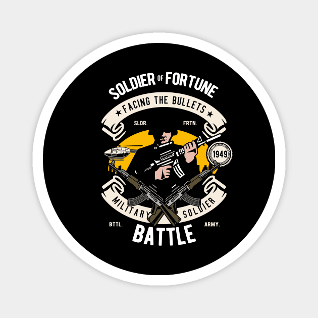 Soldier Soldier of Fortune Magnet by BK55